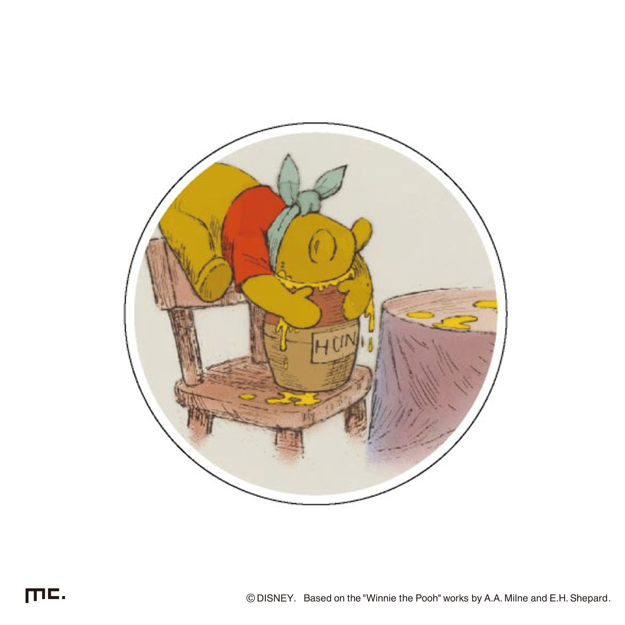 豆皿　はちみつ プーさん