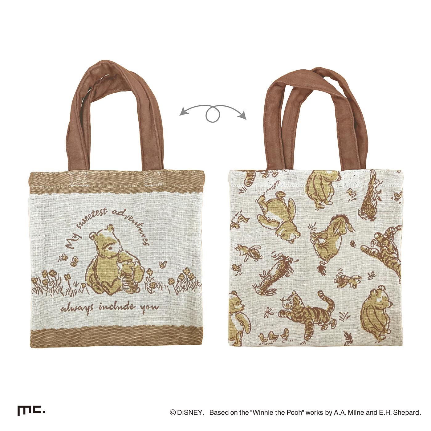 プーさん100th ガーゼバッグ