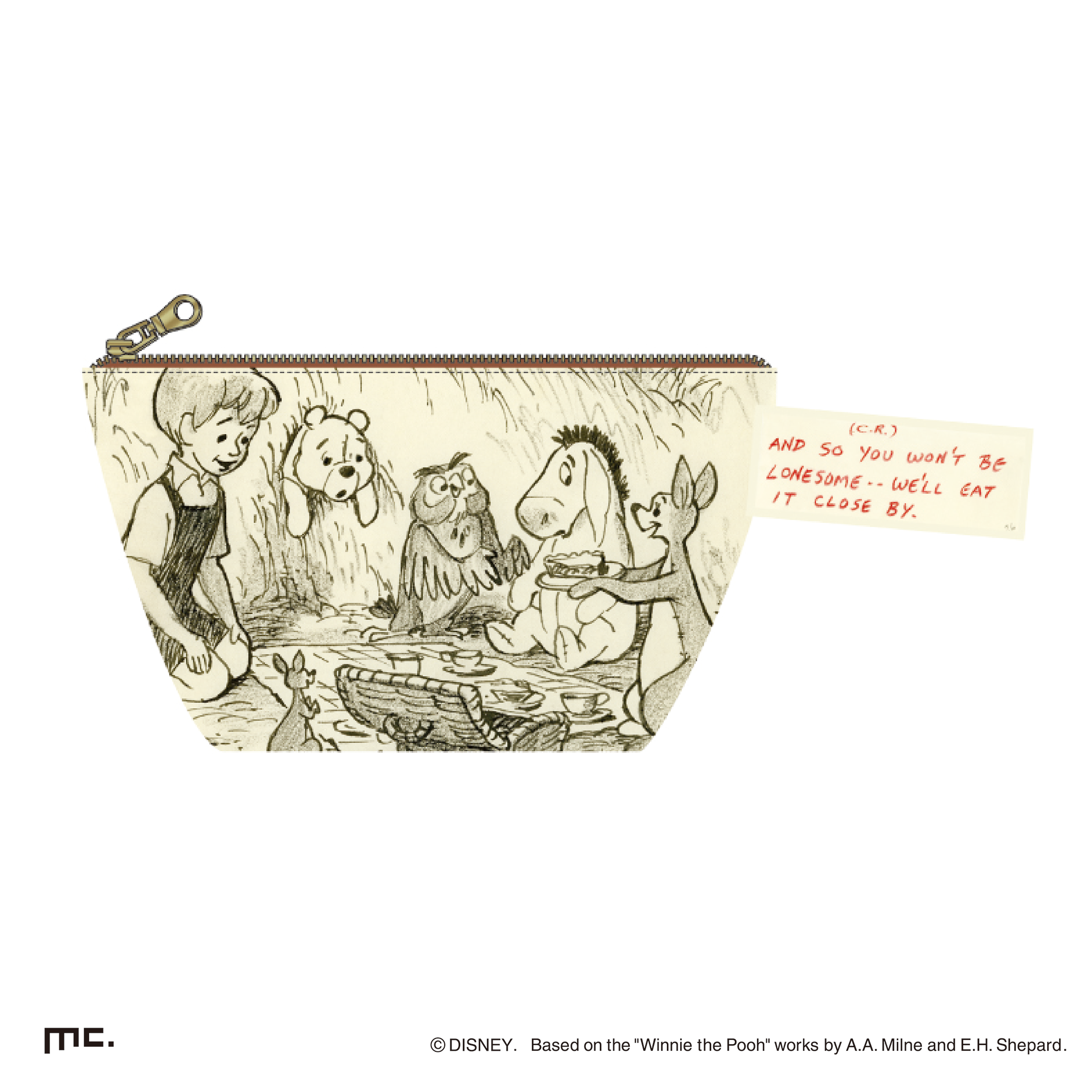 ポーチ　ピクニック プーさん