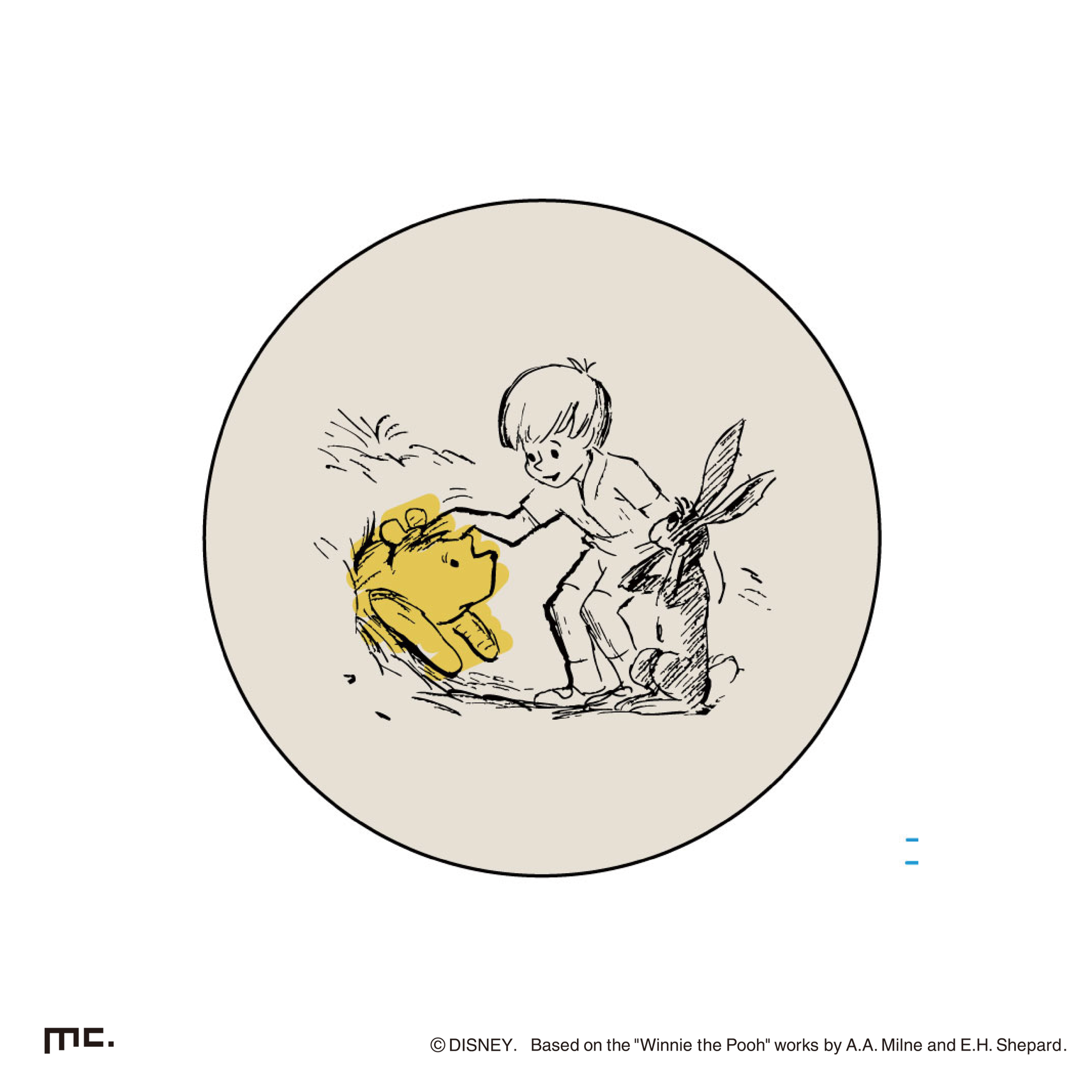 豆皿 穴 コンセプト プーさん