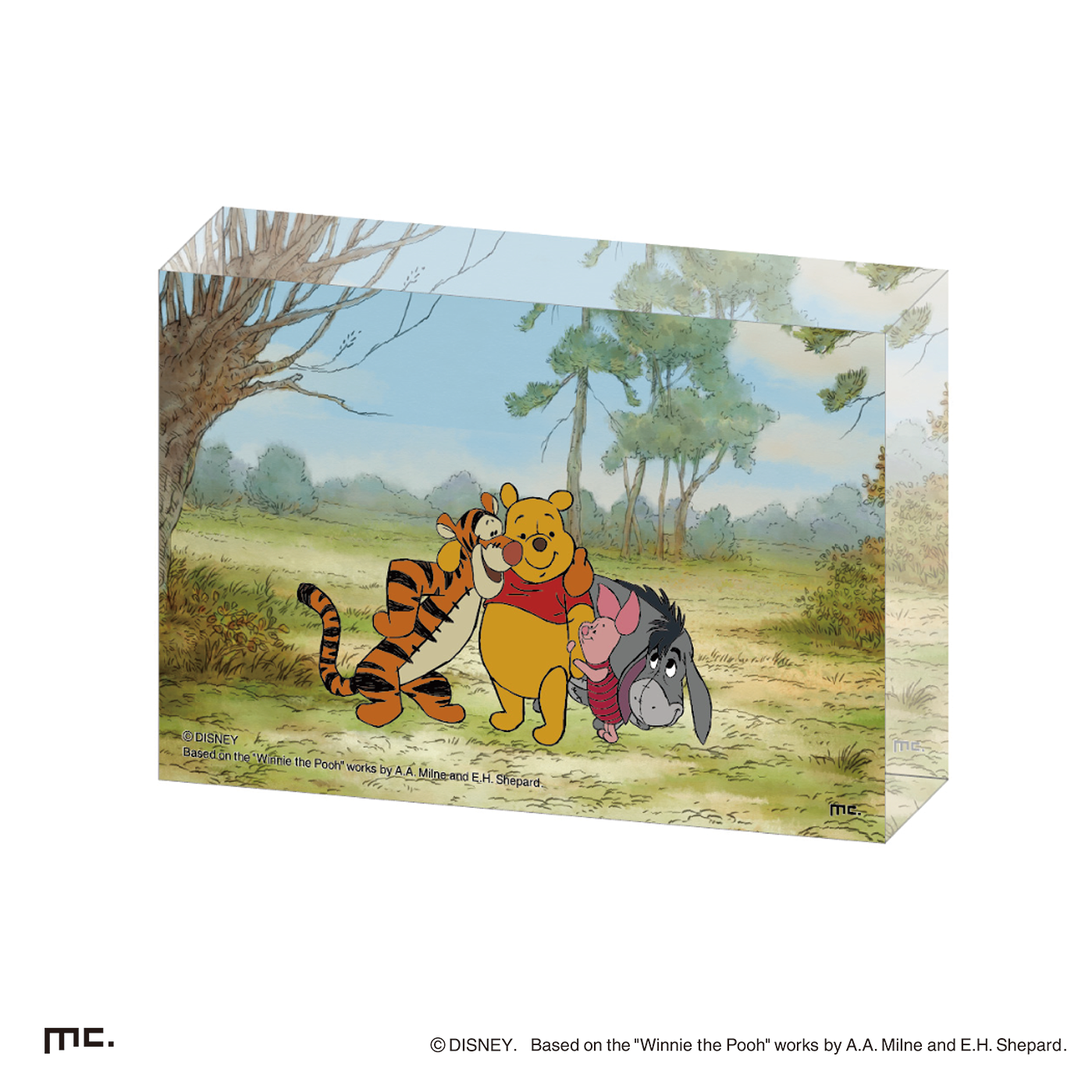 アクリルブロック　集合 プーさん＆フレンズ