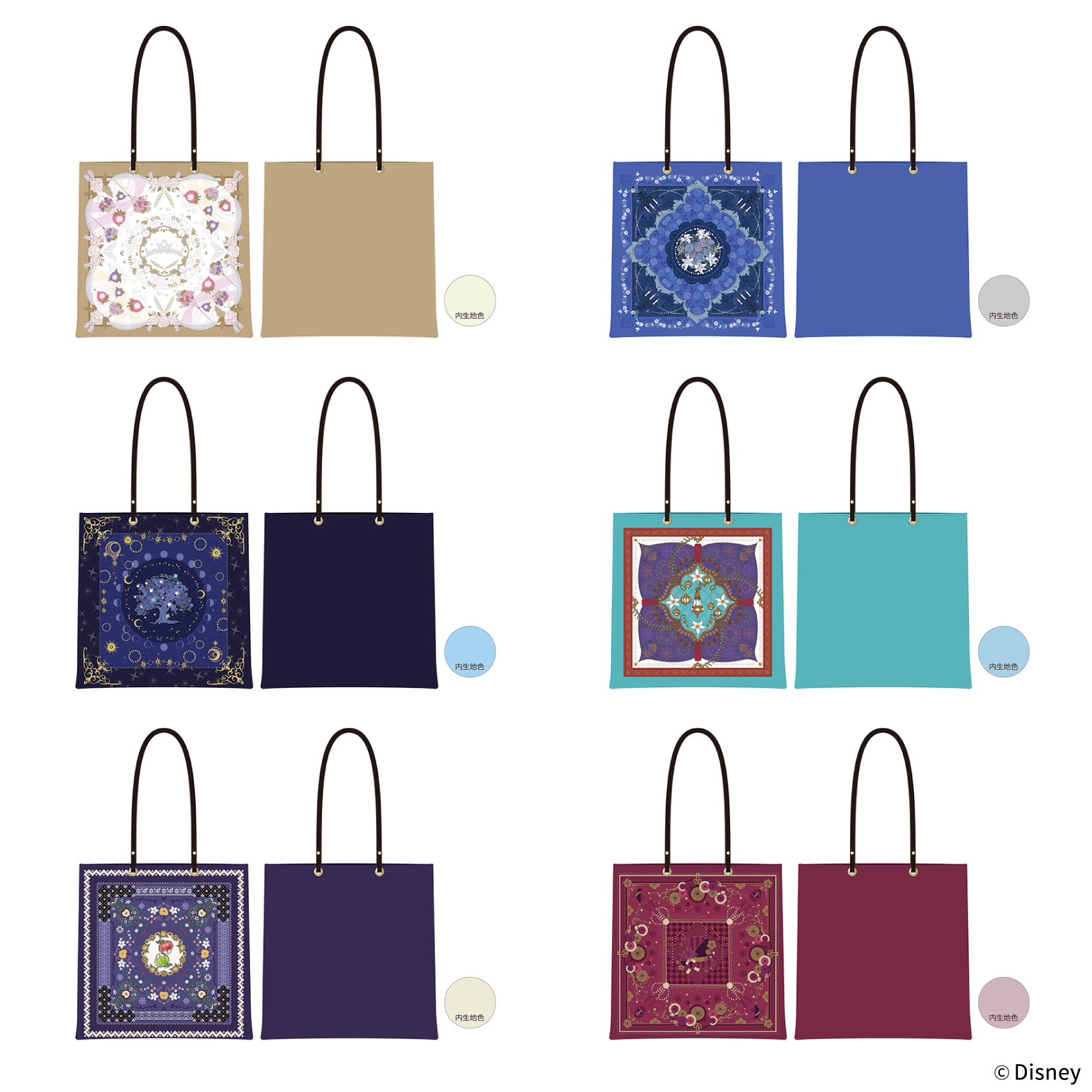 スカーフトート　全6種